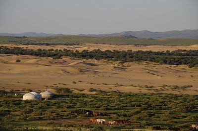 Elsen tasarkhai sand dunes
