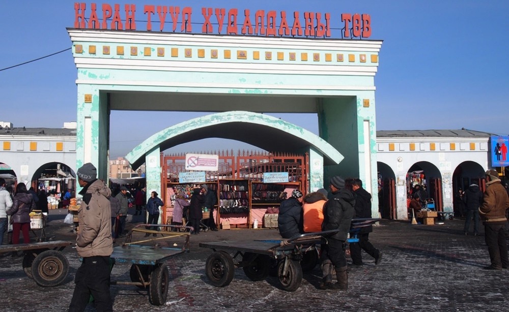 Narantuul Market in Winter