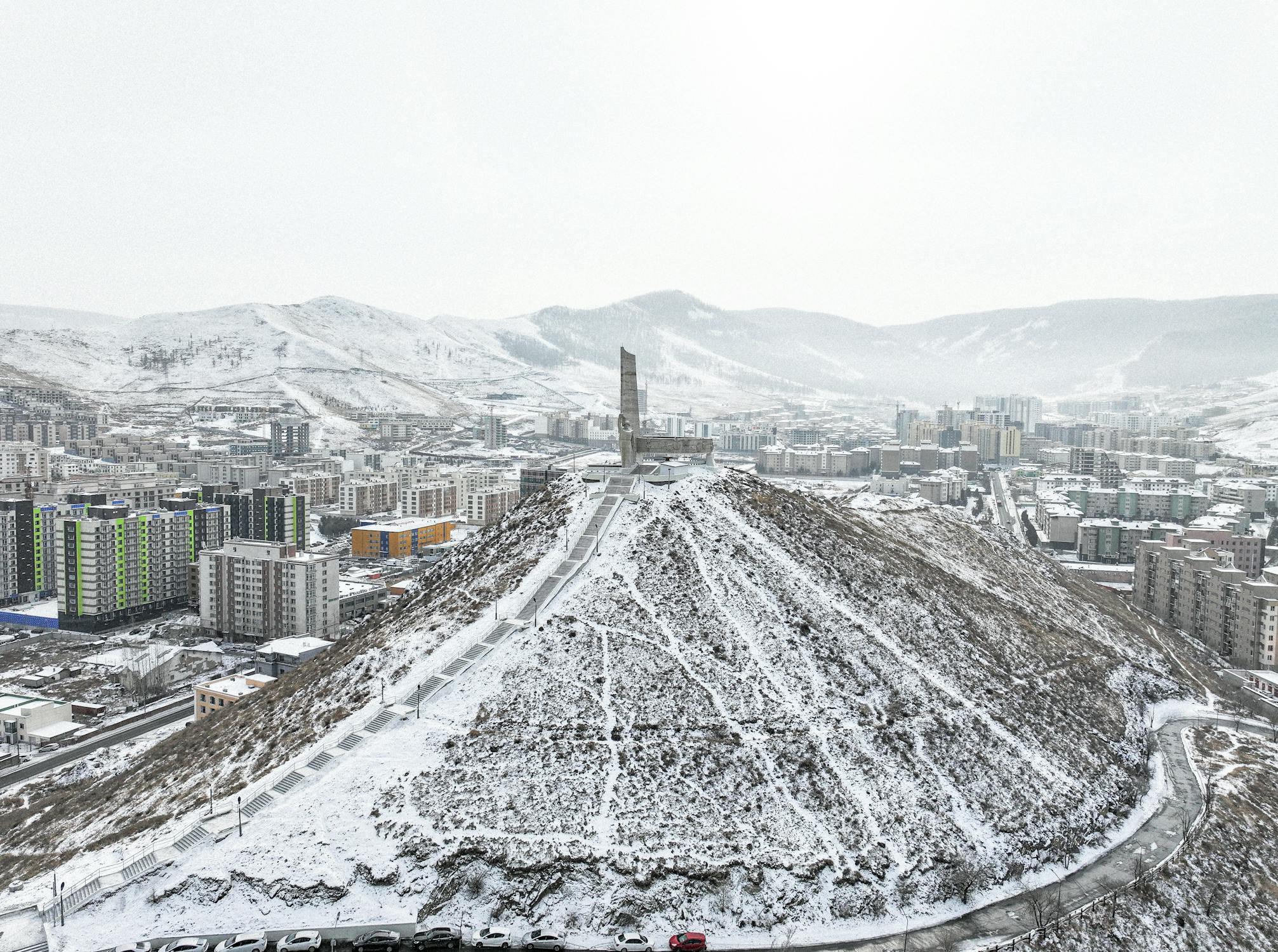 Zaisan Memorial in winter