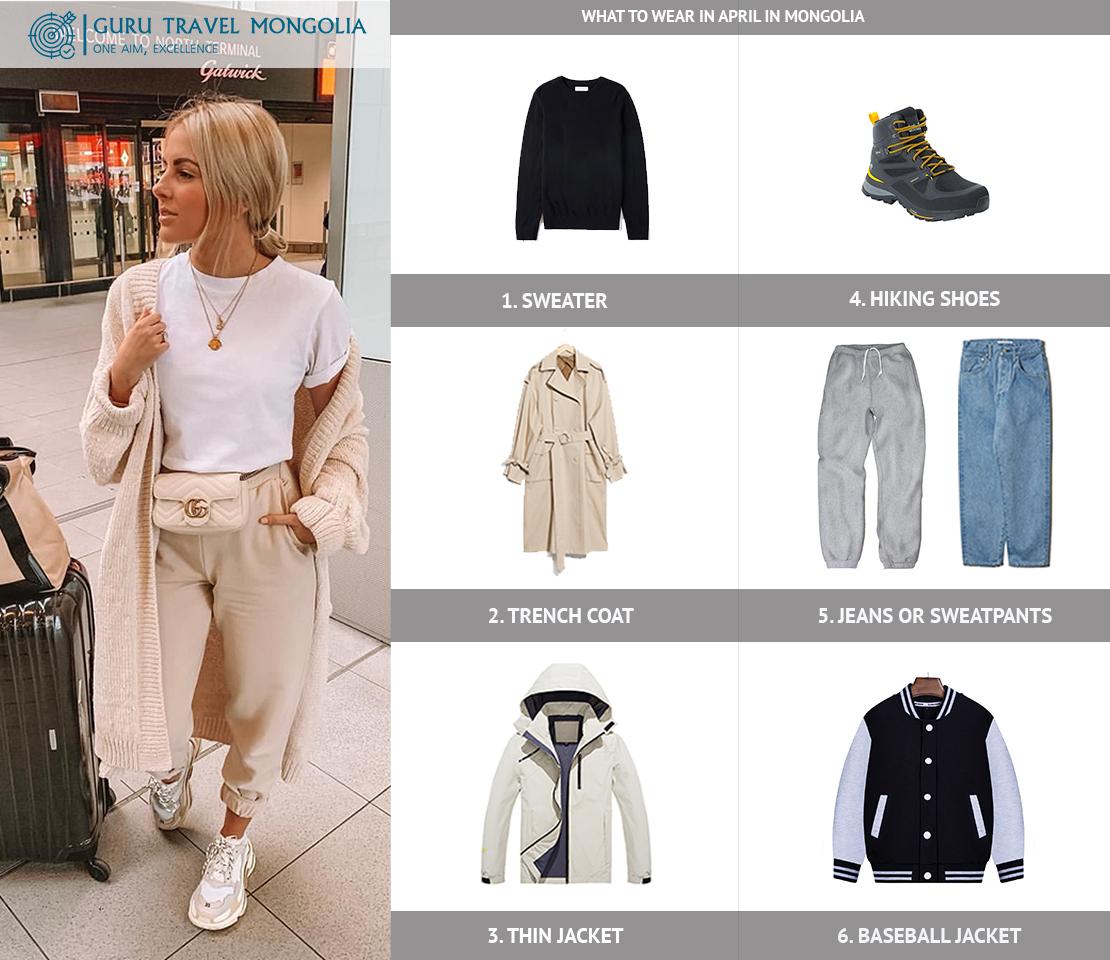 What to wear in Mongolia in April