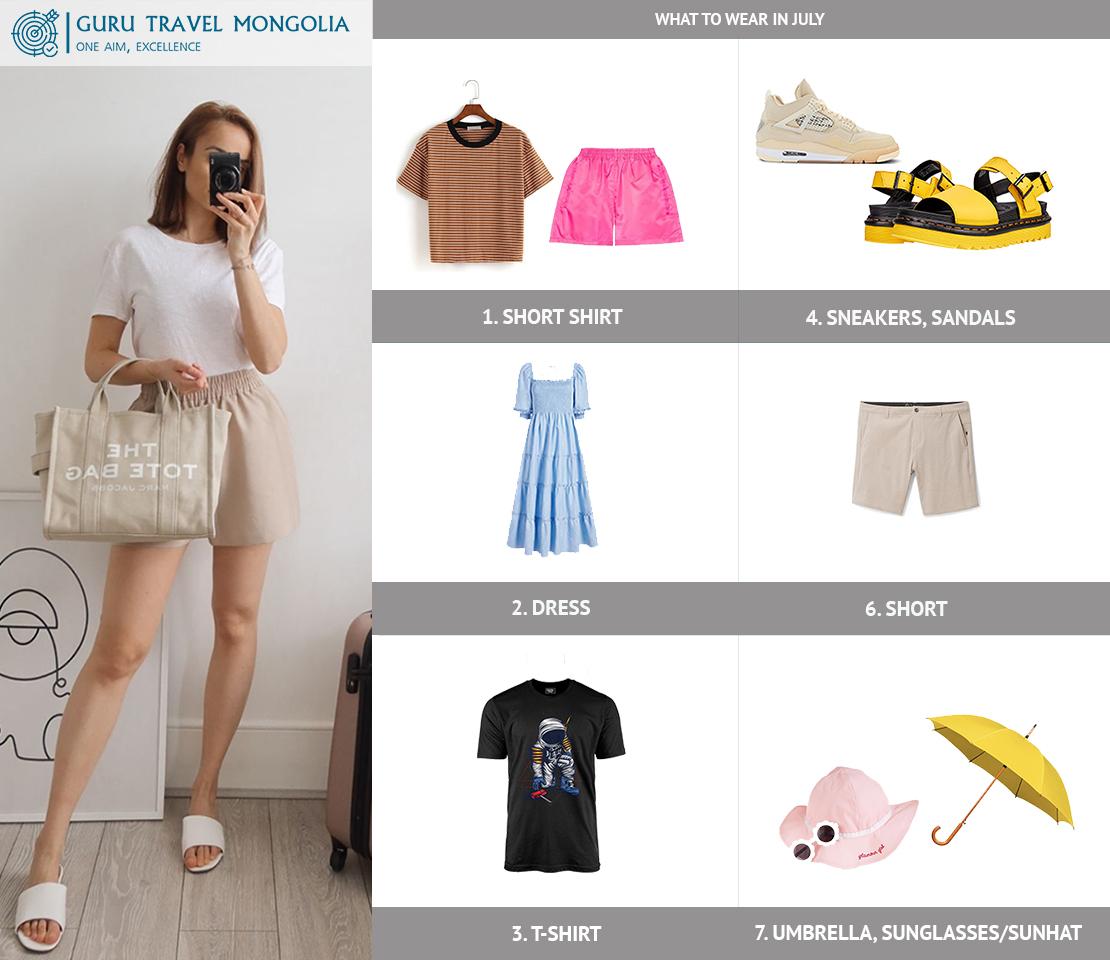 What to wear in July in Mongolia
